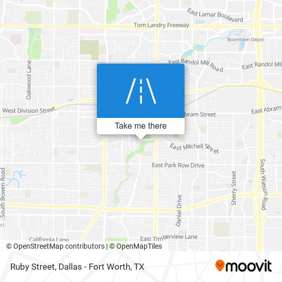 Ruby Street map