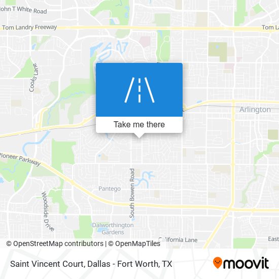 Saint Vincent Court map