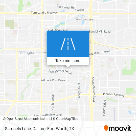 Mapa de Samuels Lane