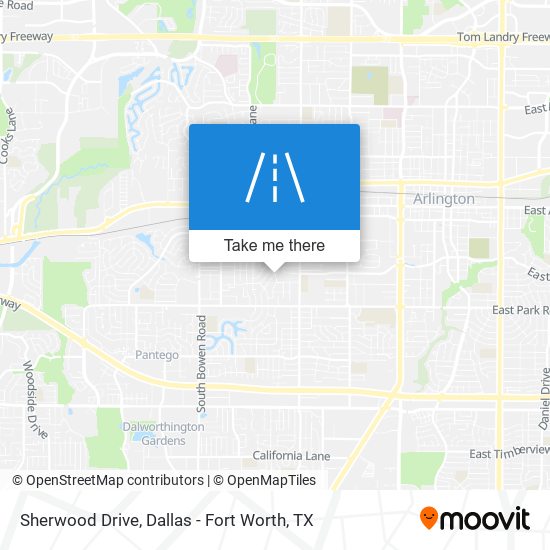 Mapa de Sherwood Drive