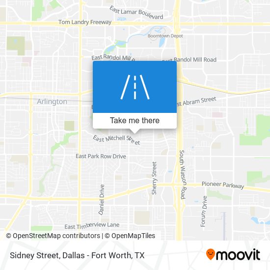 Sidney Street map