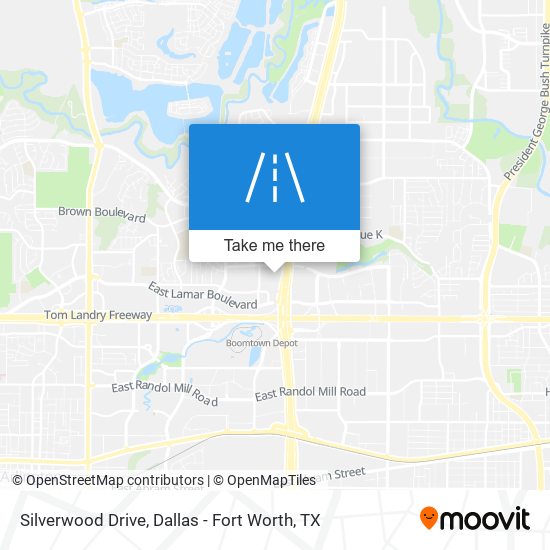 Silverwood Drive map
