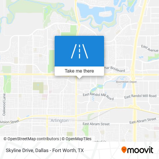 Skyline Drive map