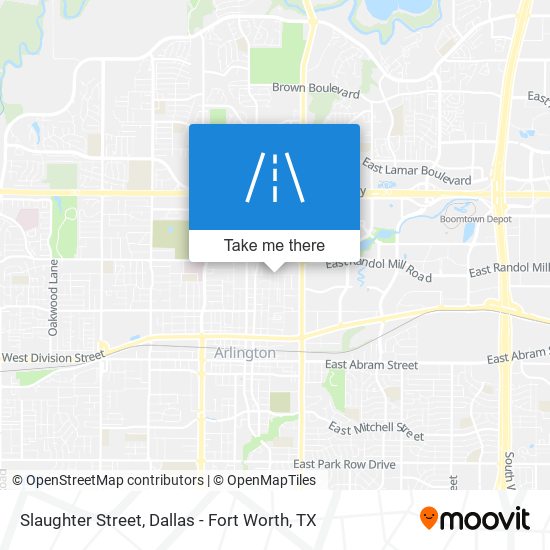 Mapa de Slaughter Street