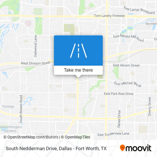 Mapa de South Nedderman Drive
