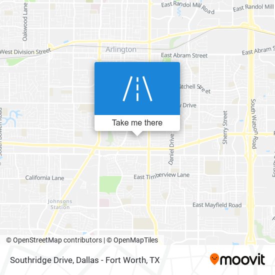 Southridge Drive map