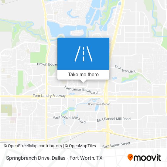Springbranch Drive map