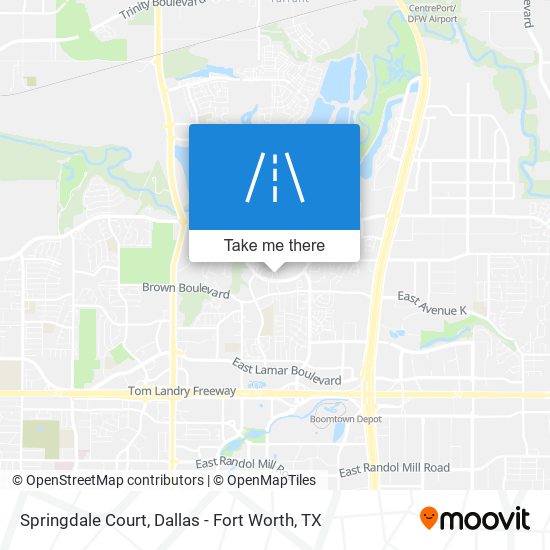 Springdale Court map