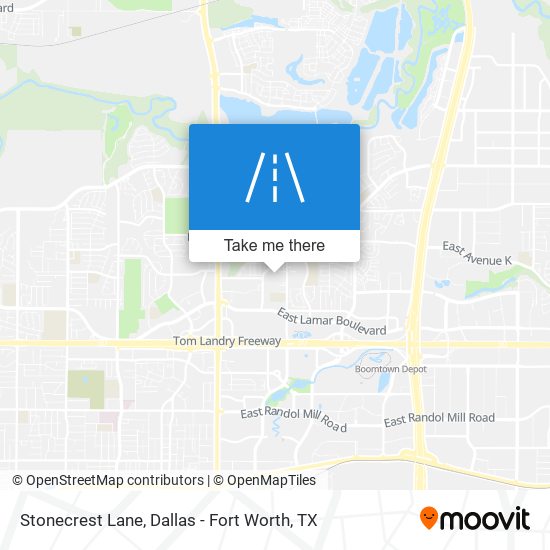 Stonecrest Lane map