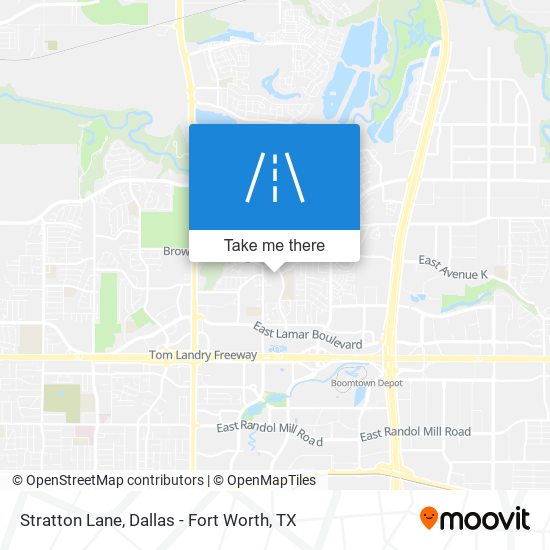 Stratton Lane map