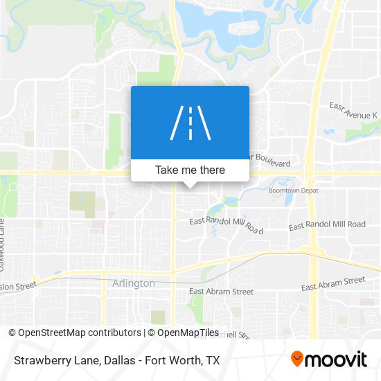 Strawberry Lane map