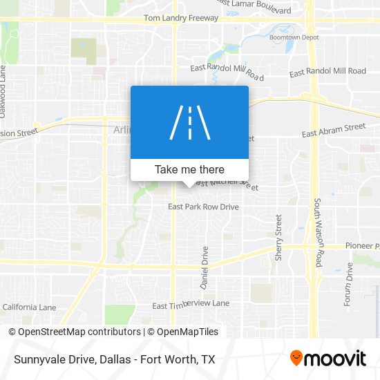 Sunnyvale Drive map