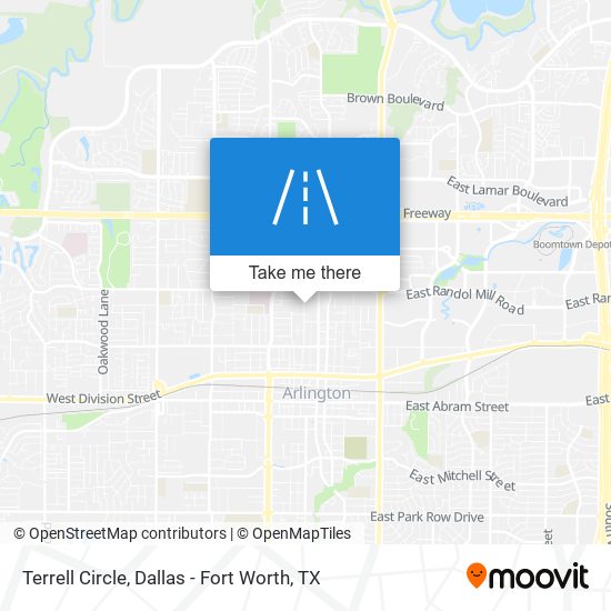 Terrell Circle map