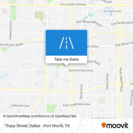 Tharp Street map