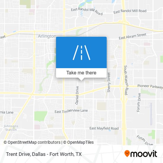 Trent Drive map