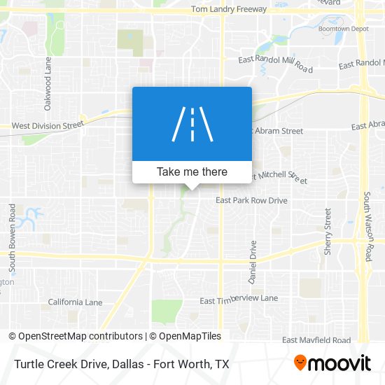 Turtle Creek Drive map