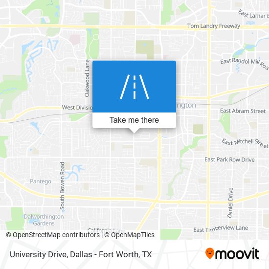 University Drive map