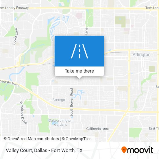 Valley Court map