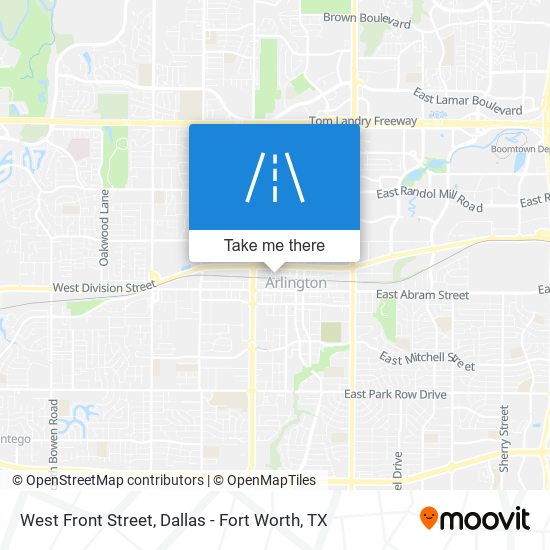 Mapa de West Front Street