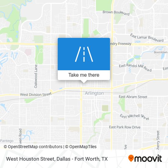 West Houston Street map