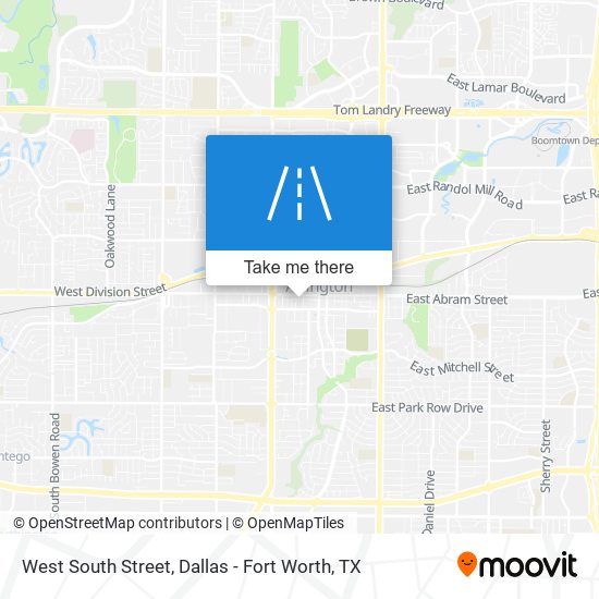 West South Street map