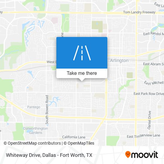 Whiteway Drive map