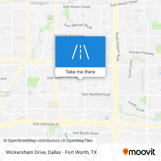 Mapa de Wickersham Drive