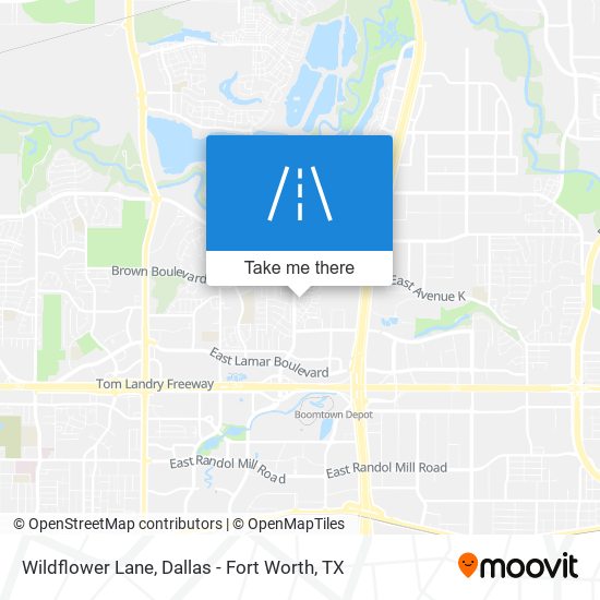 Wildflower Lane map