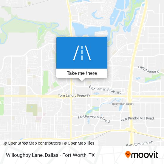 Willoughby Lane map