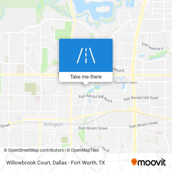 Willowbrook Court map