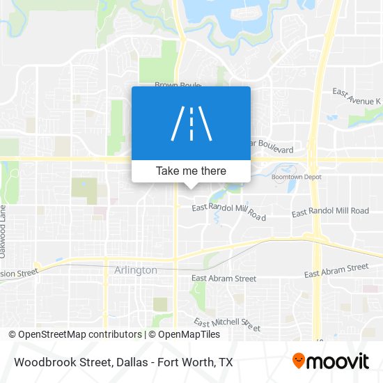 Mapa de Woodbrook Street