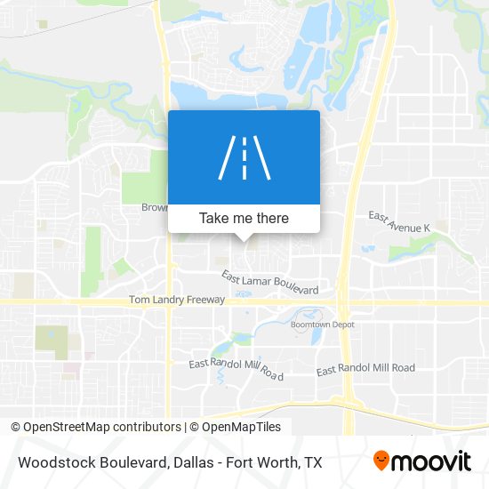 Mapa de Woodstock Boulevard