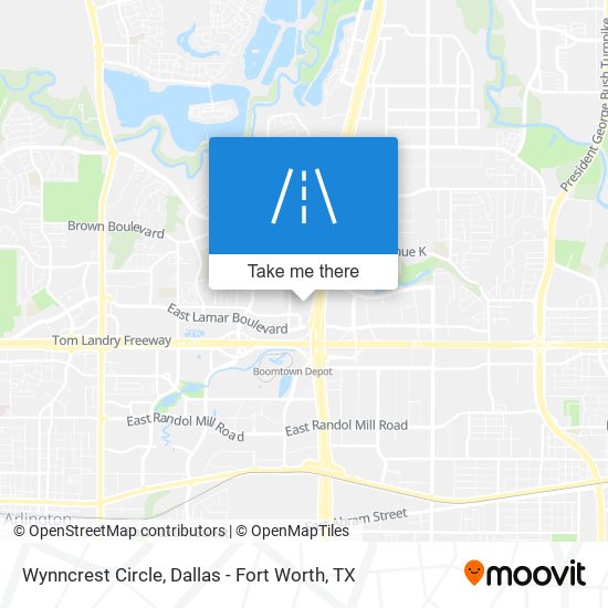 Wynncrest Circle map