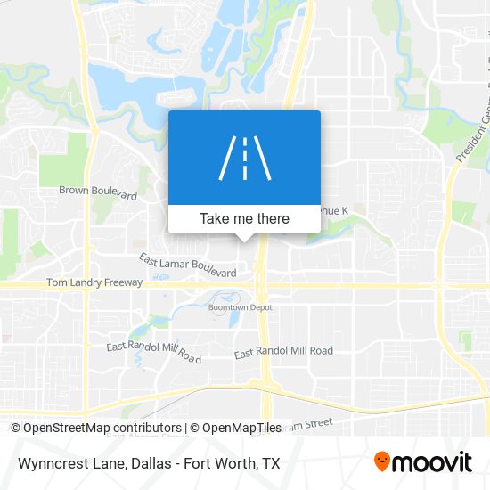 Wynncrest Lane map