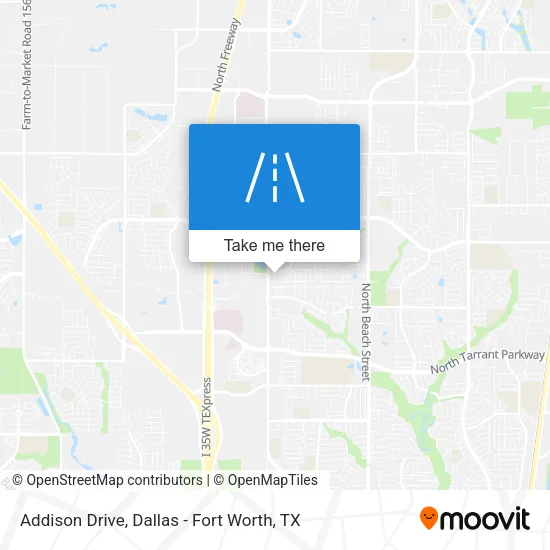 Addison Drive map