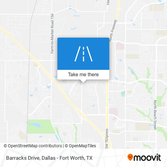Mapa de Barracks Drive