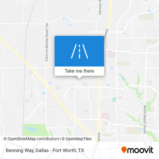 Benning Way map