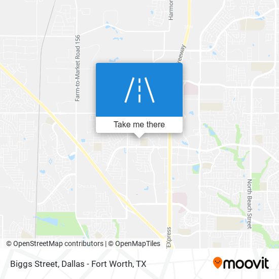 Biggs Street map
