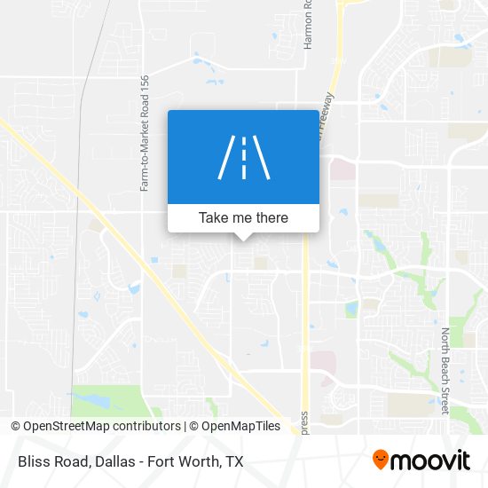 Bliss Road map