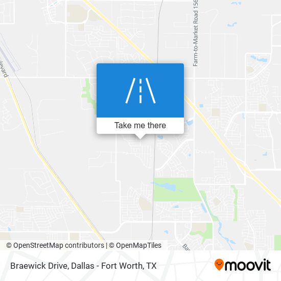 Braewick Drive map