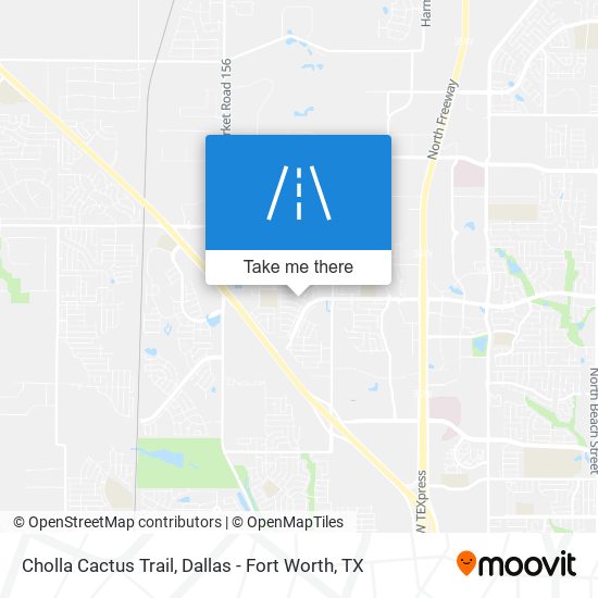 Cholla Cactus Trail map