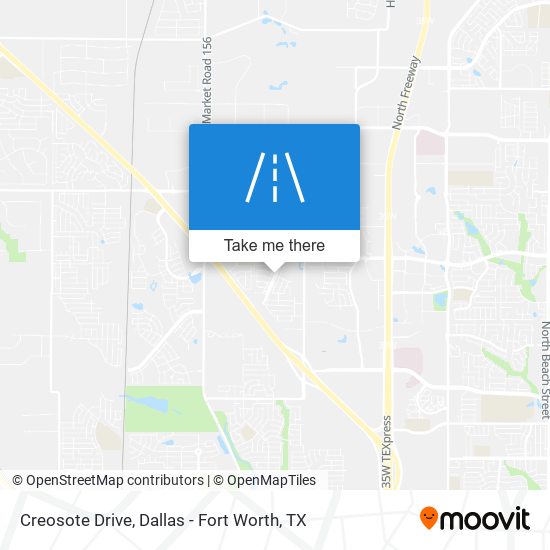 Creosote Drive map
