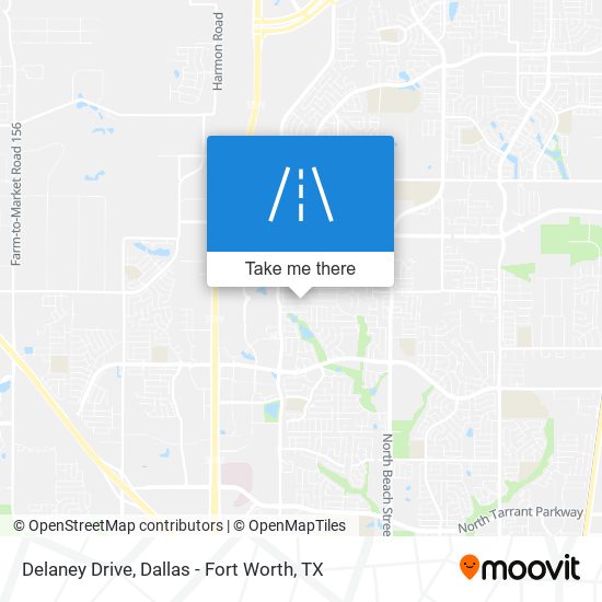 Mapa de Delaney Drive
