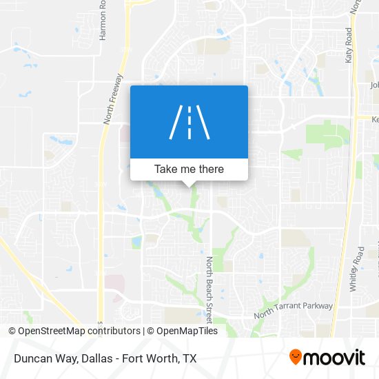 Duncan Way map