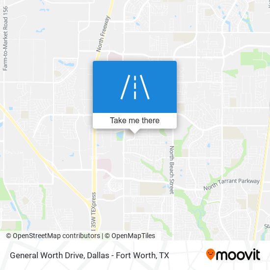 General Worth Drive map