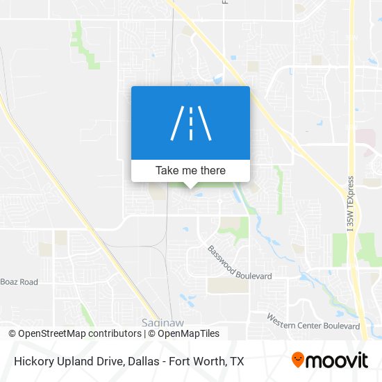 Hickory Upland Drive map