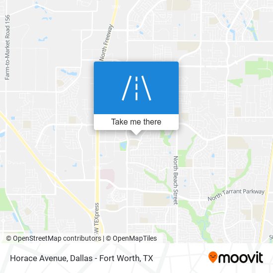 Horace Avenue map