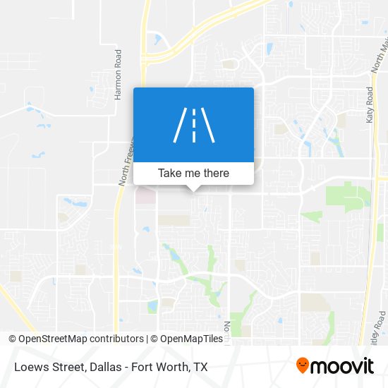 Loews Street map