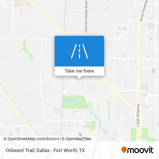 Oldwest Trail map