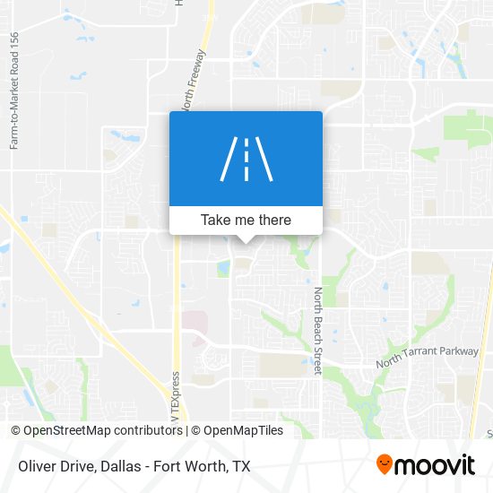 Oliver Drive map